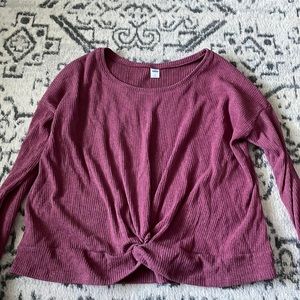 Purple sweater